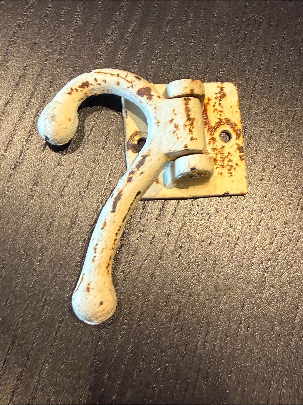 Rustic Cream Iron Barn Wall Swivel Hook Hanger - Decorative Home Wall Decor